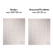 Monogram Pläd