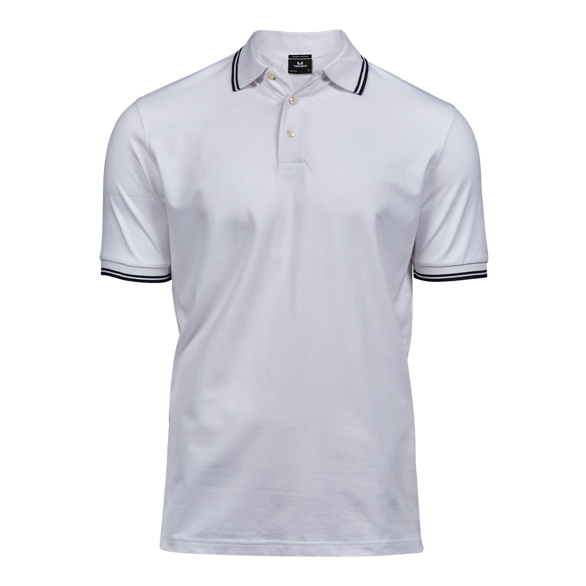 Polo Perfect Stretch Contrast Herr