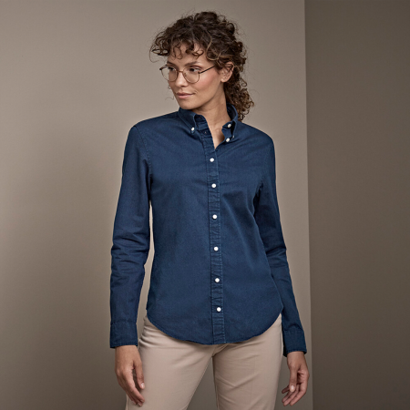 Womens Casual Twill Shirt