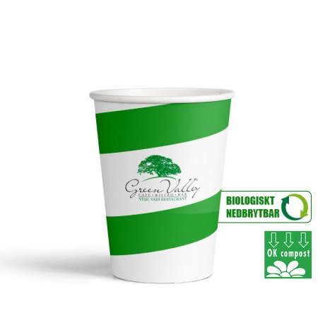 Pappersmugg BIO Enkelvägg S