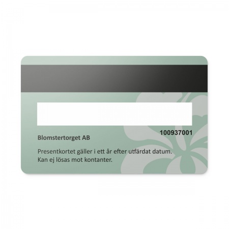 EcoCard papperskort magnetremsa