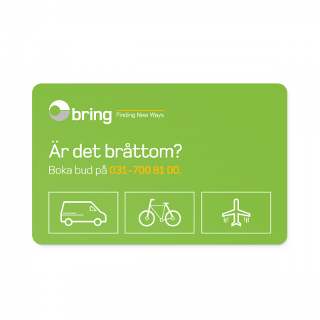 Miljövänliga plastkort